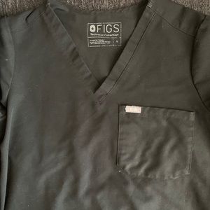 Figs black scrubs